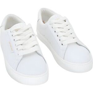 Sam Edelman Ethyl White Lace-Up Low-Top Sneakers Women US 6M EU 36